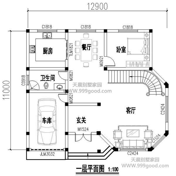 3套兩層自建房設(shè)計(jì)圖，造價(jià)均不超過20萬