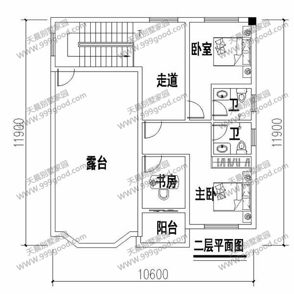 3套兩層自建房設(shè)計(jì)圖，造價(jià)均不超過20萬