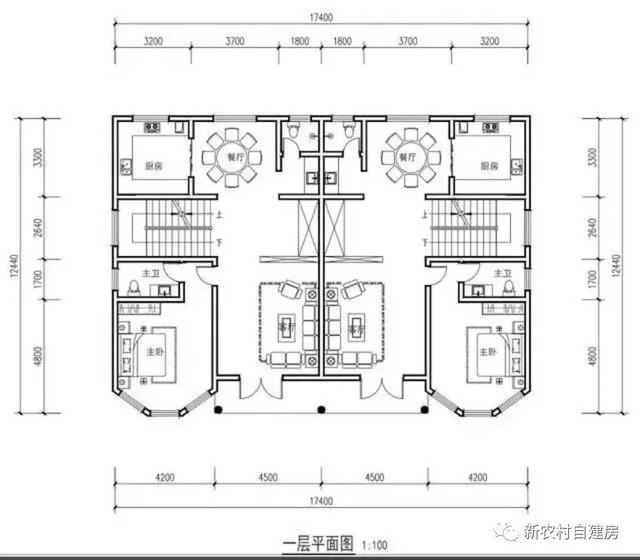 建套雙拼別墅要多少錢？福建建房預(yù)算清單含平面圖