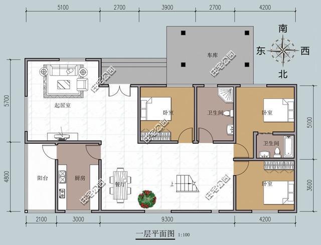 3套二層自建房戶型，全圖含預算