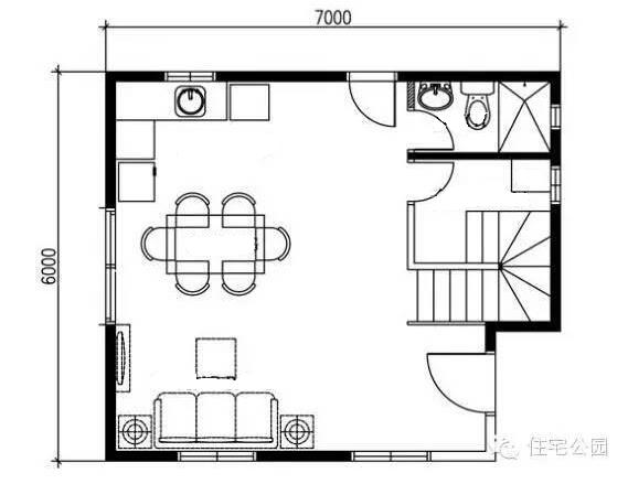 7X6米現(xiàn)代別墅，小戶型也可以很現(xiàn)代！