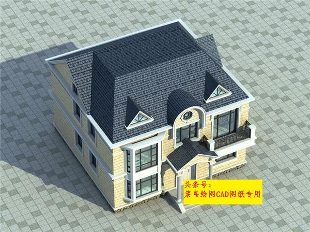 32萬建2層別墅！實(shí)用框架復(fù)式結(jié)構(gòu)農(nóng)村別墅，帶玄關(guān)、老人房