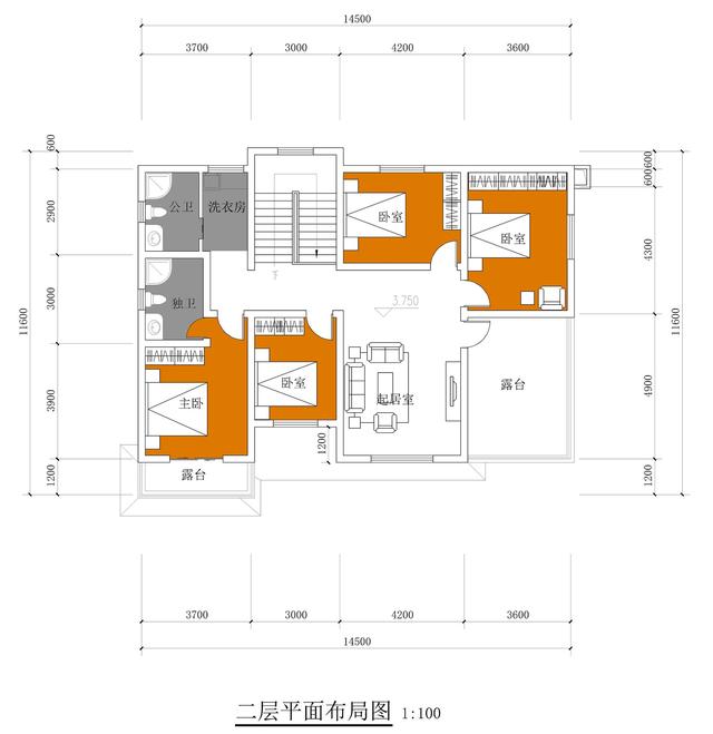 福利來啦！打工回家準(zhǔn)備建漂亮別墅，附建房平面圖