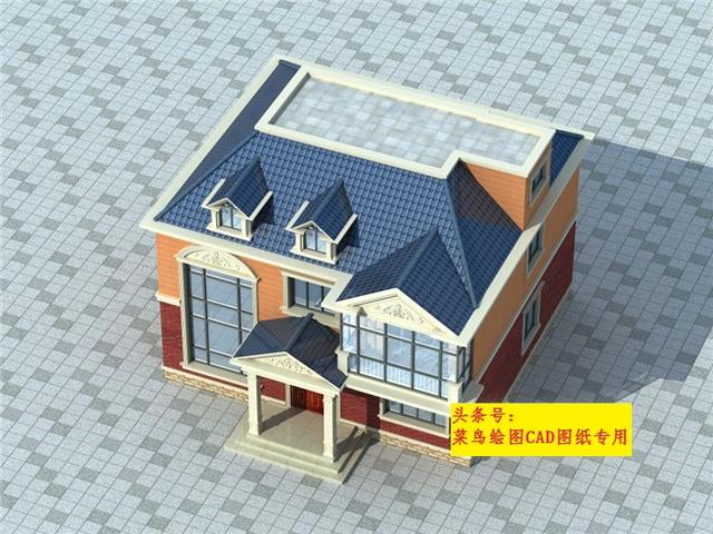 25萬建2層別墅！三房一廳一廚一衛(wèi)，帶玄關(guān)復(fù)式挑空客廳的別墅