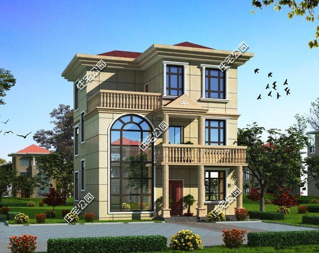 農(nóng)村3層自建房戶型，9米X9米還有挑空客廳，含平面圖