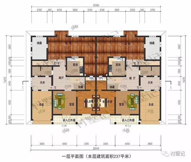 這款中式田園農(nóng)村別墅，有好布局也有高顏值