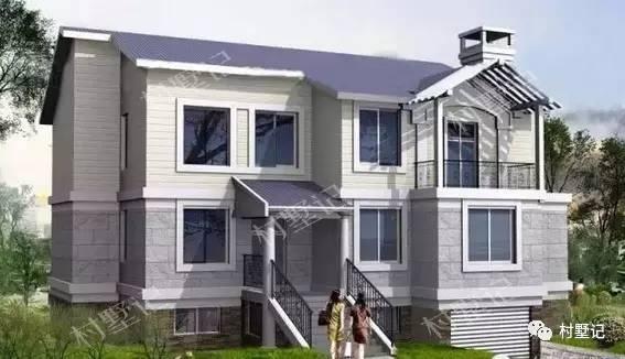 有了這款三層農(nóng)村別墅，下雨再也不用擔心受潮了