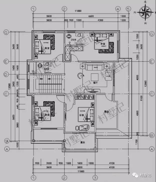 帶棋牌室的三層農村別墅，既實用又上檔次