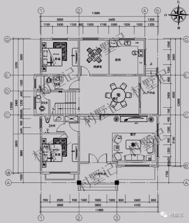 帶棋牌室的三層農村別墅，既實用又上檔次