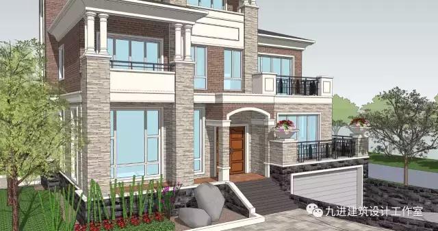 這樣的房子在村里很霸氣，15×13.9米帶車庫三層民宅！