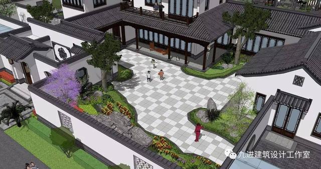 瞧！蓋一棟如詩如畫的宅院，人家就是這么任性