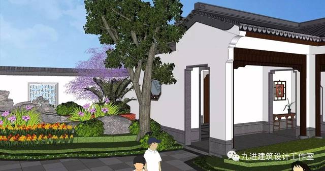 瞧！蓋一棟如詩如畫的宅院，人家就是這么任性