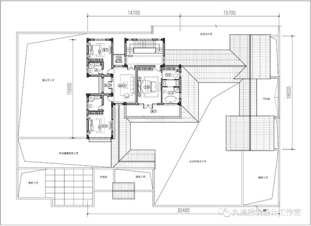 瞧！蓋一棟如詩如畫的宅院，人家就是這么任性