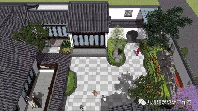 瞧！蓋一棟如詩如畫的宅院，人家就是這么任性