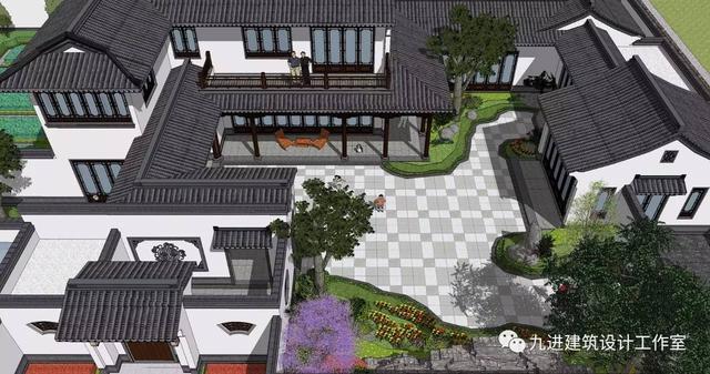 瞧！蓋一棟如詩如畫的宅院，人家就是這么任性