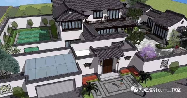 瞧！蓋一棟如詩如畫的宅院，人家就是這么任性