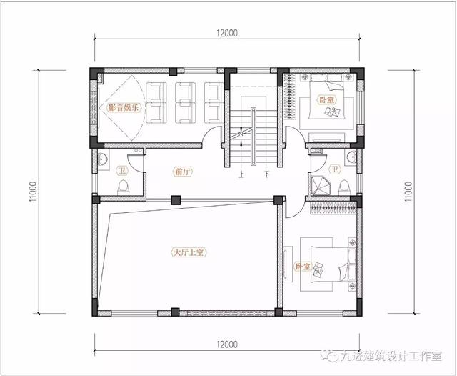 隱在山嶺川谷之中的徽式新民宅，雙大門高低層豪華休閑別墅