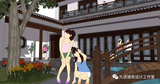 牛！自建中式合院民宅，也能蓋出如此美輪美奐的場景畫面