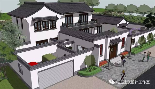 牛！自建中式合院民宅，也能蓋出如此美輪美奐的場景畫面