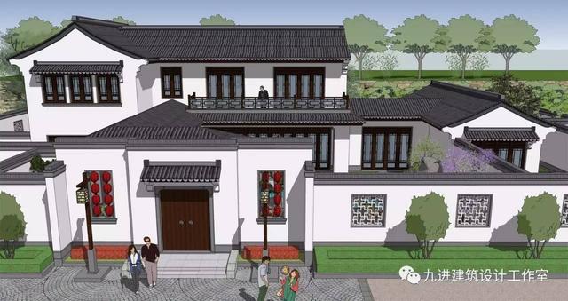 牛！自建中式合院民宅，也能蓋出如此美輪美奐的場景畫面