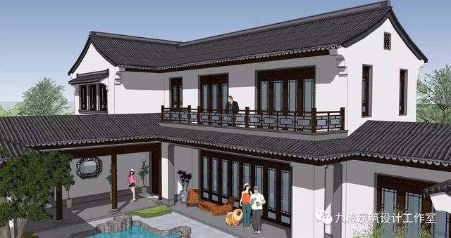 牛！自建中式合院民宅，也能蓋出如此美輪美奐的場景畫面