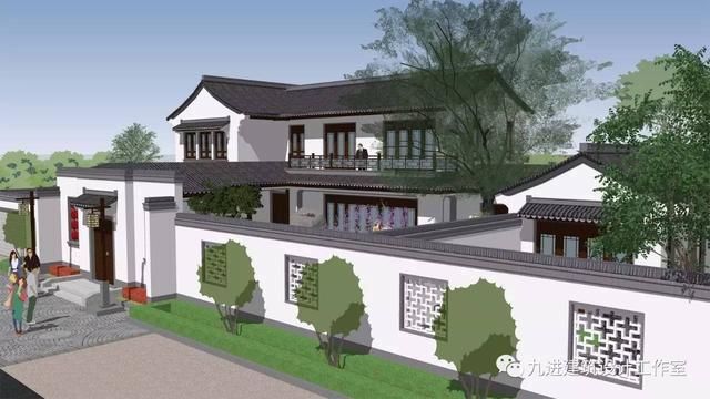 牛！自建中式合院民宅，也能蓋出如此美輪美奐的場景畫面