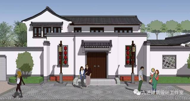 牛！自建中式合院民宅，也能蓋出如此美輪美奐的場景畫面