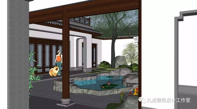 牛！自建中式合院民宅，也能蓋出如此美輪美奐的場景畫面