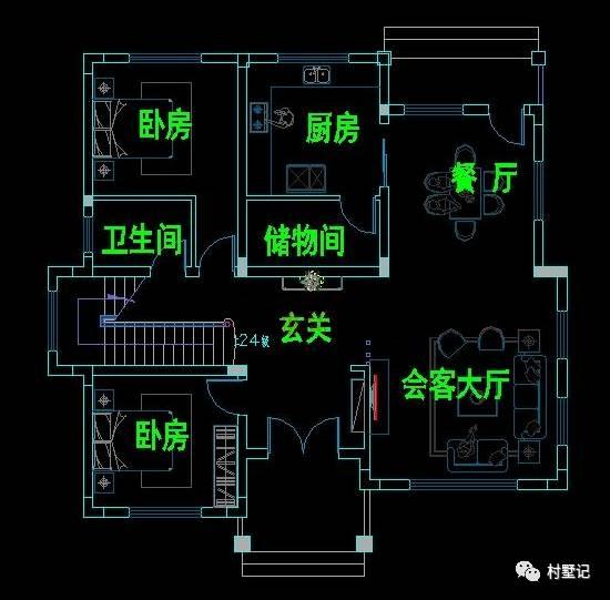 很多臥室！這棟鄉(xiāng)村別墅可以容納一大家子的幸福