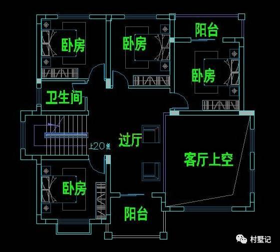 很多臥室！這棟鄉(xiāng)村別墅可以容納一大家子的幸福