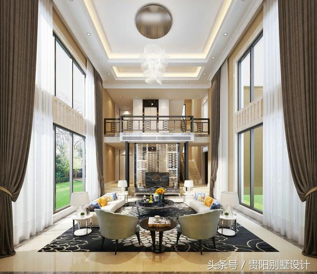 土豪自建別墅裝修效果圖太華麗，比城里的那些別墅樓盤強(qiáng)多了