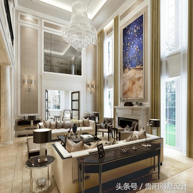 土豪自建別墅裝修效果圖太華麗，比城里的那些別墅樓盤強(qiáng)多了