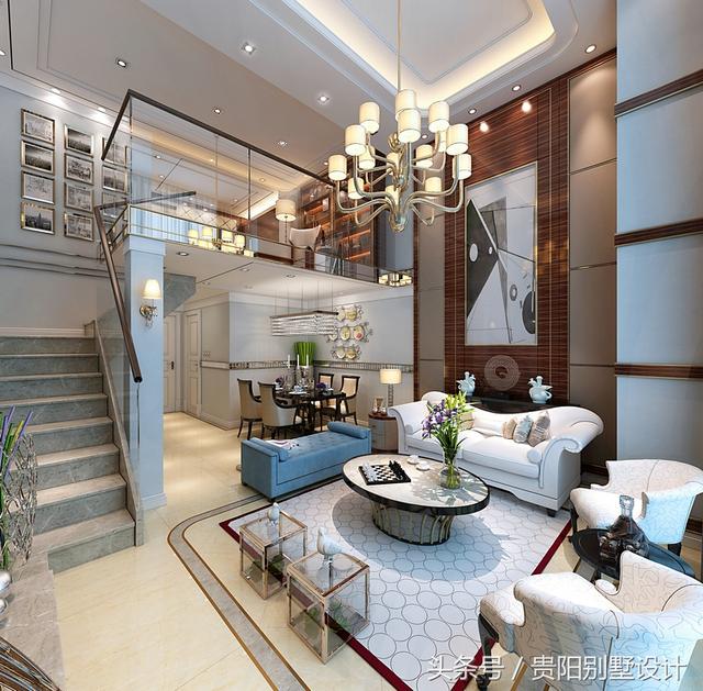 土豪自建別墅裝修效果圖太華麗，比城里的那些別墅樓盤強(qiáng)多了