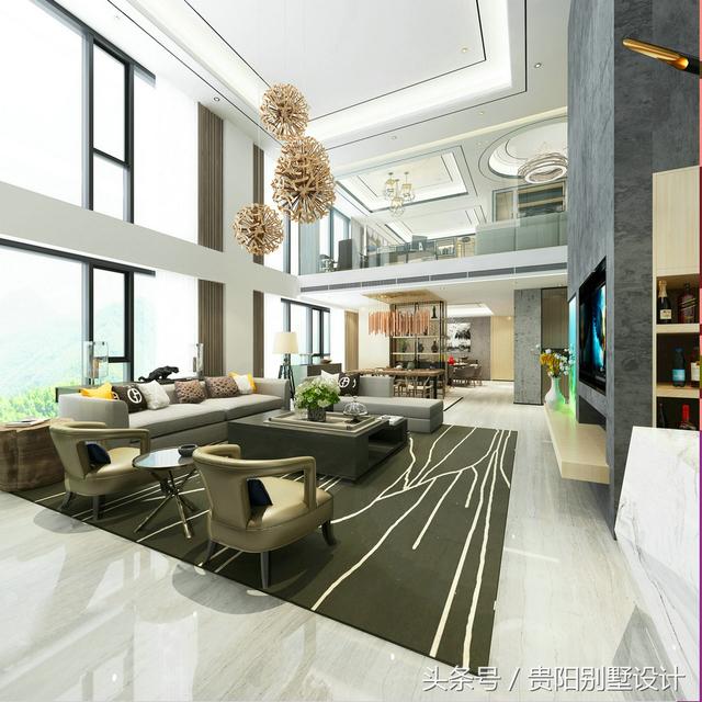 土豪自建別墅裝修效果圖太華麗，比城里的那些別墅樓盤強(qiáng)多了