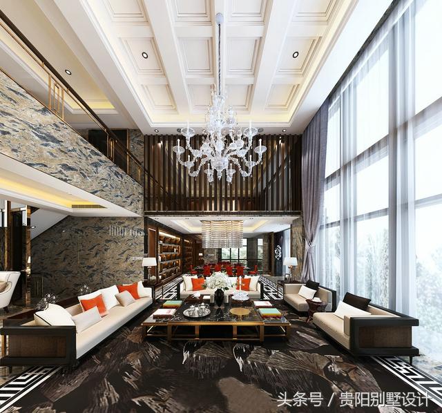 土豪自建別墅裝修效果圖太華麗，比城里的那些別墅樓盤強(qiáng)多了