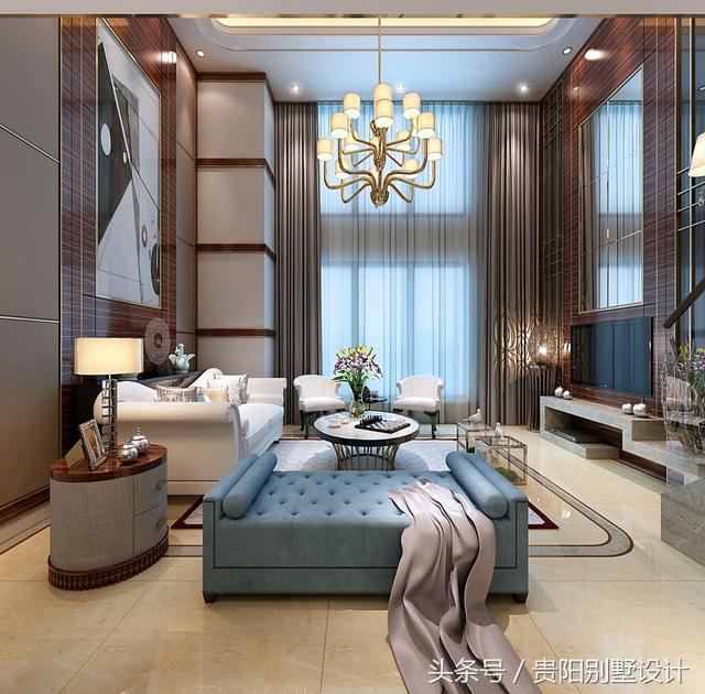 土豪自建別墅裝修效果圖太華麗，比城里的那些別墅樓盤強(qiáng)多了