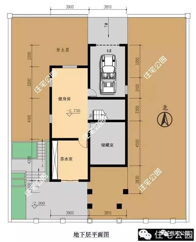 農(nóng)村自建房，設(shè)計個地下車庫怎么樣？好看又實用還不占地！