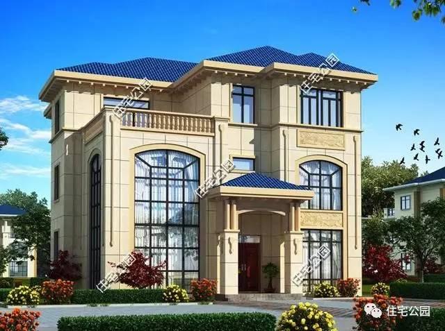 2套新農(nóng)村歐式自建房，35萬自建，二層好還是三層好？