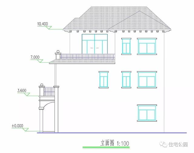 精美旋轉(zhuǎn)樓梯的歐式三層別墅，農(nóng)村的房子能有這么美？