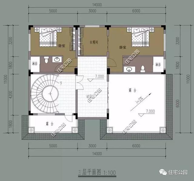 精美旋轉(zhuǎn)樓梯的歐式三層別墅，農(nóng)村的房子能有這么美？