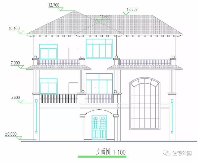 精美旋轉(zhuǎn)樓梯的歐式三層別墅，農(nóng)村的房子能有這么美？