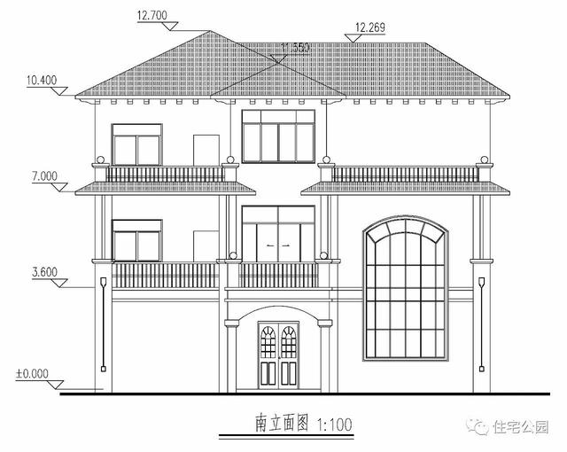 精美旋轉(zhuǎn)樓梯的歐式三層別墅，農(nóng)村的房子能有這么美？
