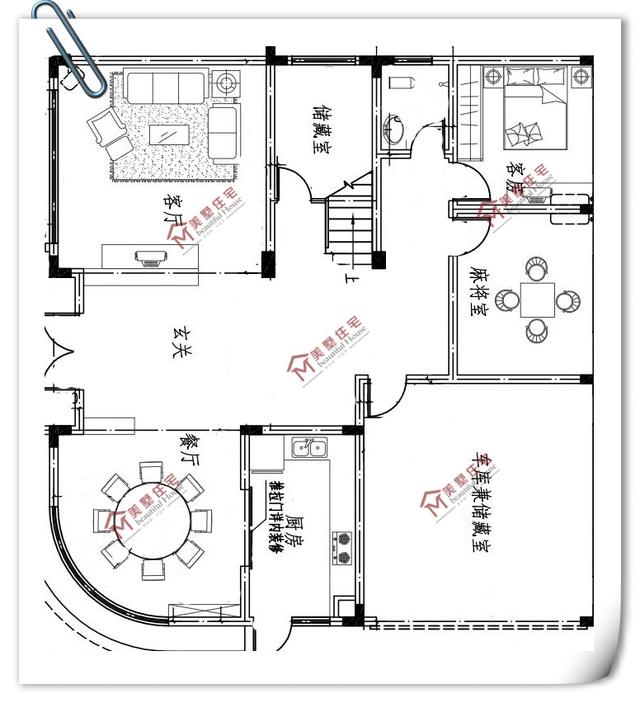 精選10套三層農村別墅圖紙設計，戶戶經典，套套實用