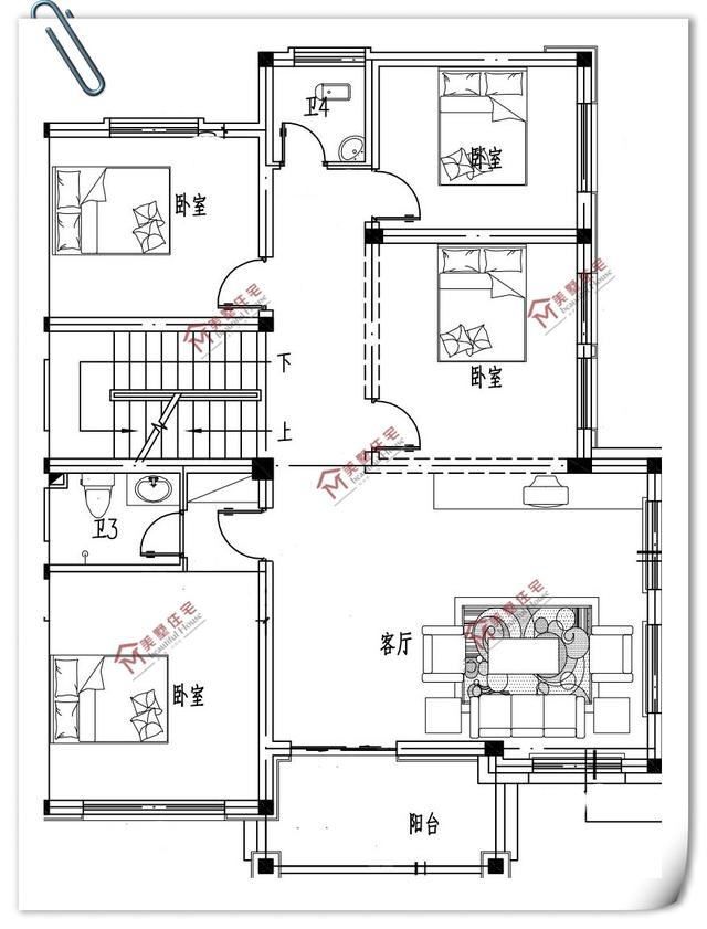 精選10套三層農村別墅圖紙設計，戶戶經典，套套實用