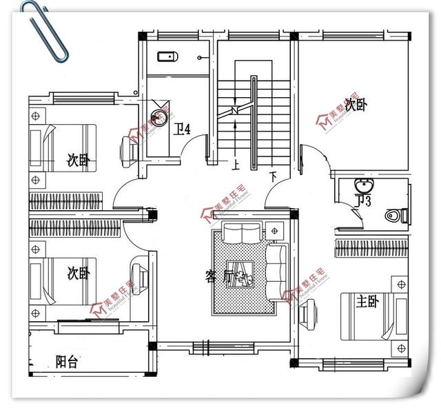 精選10套三層農村別墅圖紙設計，戶戶經典，套套實用