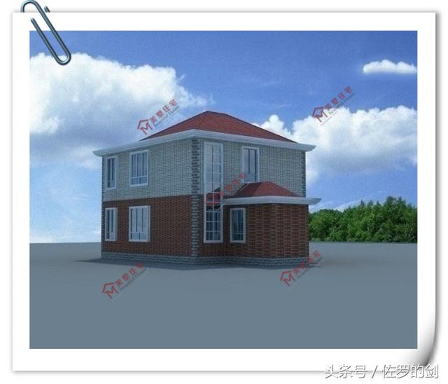 11×9米2層農村別墅，18萬主體，進門設神靈位，旺財