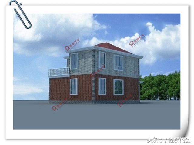 11×9米2層農村別墅，18萬主體，進門設神靈位，旺財