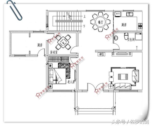 11×9米2層農村別墅，18萬主體，進門設神靈位，旺財