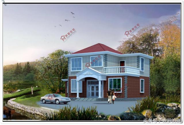 11×9米2層農村別墅，18萬主體，進門設神靈位，旺財