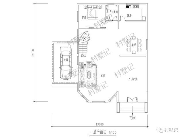 帶旋轉(zhuǎn)樓梯！城市別墅流行趨勢也出現(xiàn)在這棟農(nóng)村別墅上了